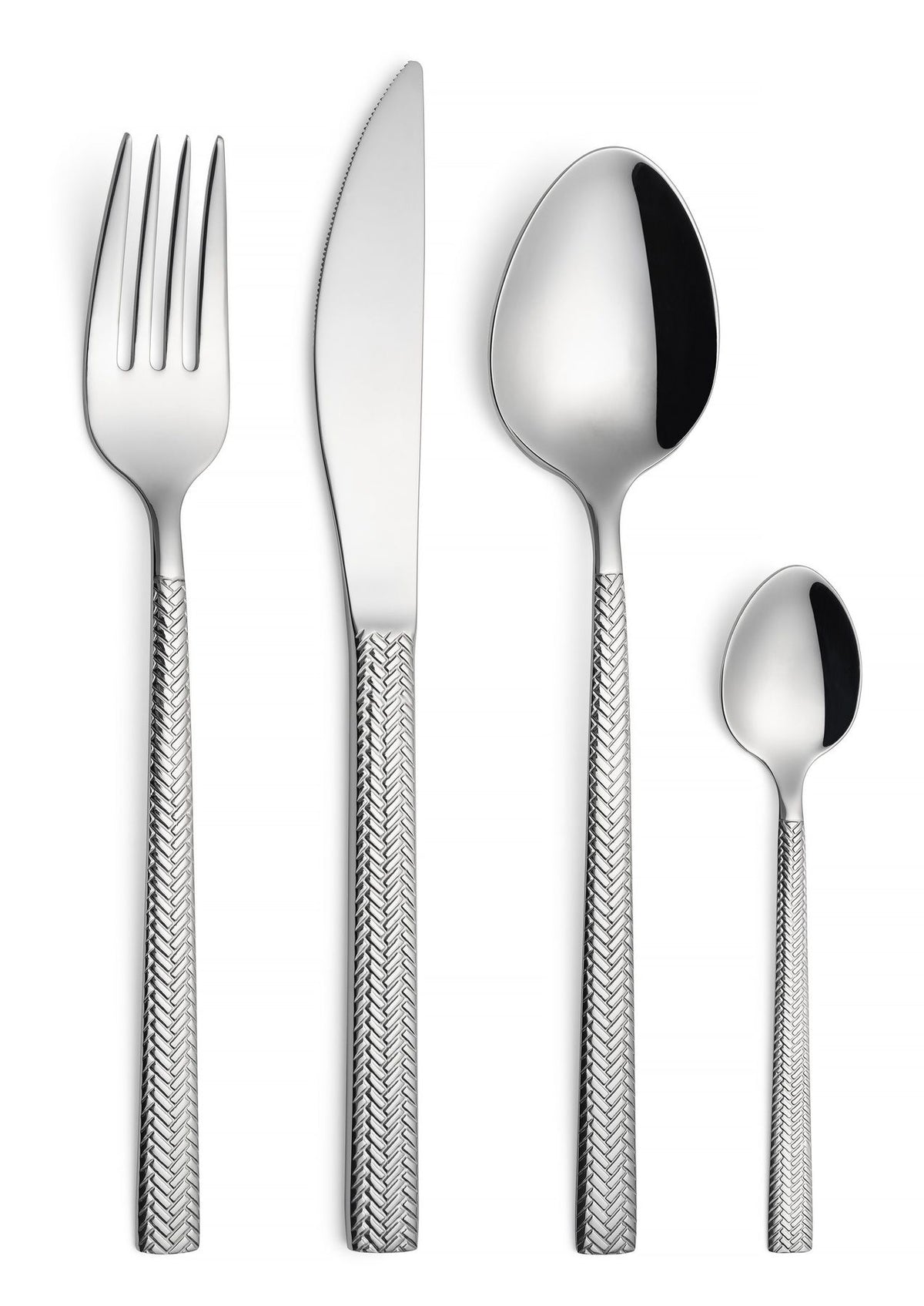 Hera Besteck Set 6 Personen 24 tlg Essbesteck 18/10 Edelstahl Rostfrei – Asphald