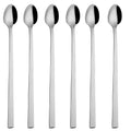 Invicta 6er Set Eis-/Longdrinklöffel  18/10 Edelstahl Rostfrei 201mm spülmaschinenfest